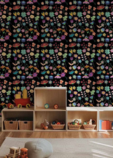 Papel de Parede Infantil - Anoitecer no Jardim